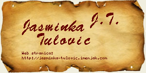 Jasminka Tulović vizit kartica